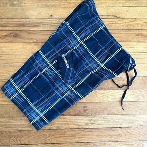 33 Quiksilver Blue Plaid Boardshorts Swim Shorts Trunks Men 4-Way Stretch Cypher
